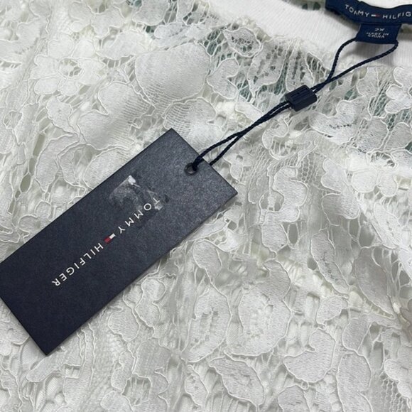 Tommy Hilfiger Plus Size Lace Top - Picture 6 of 6